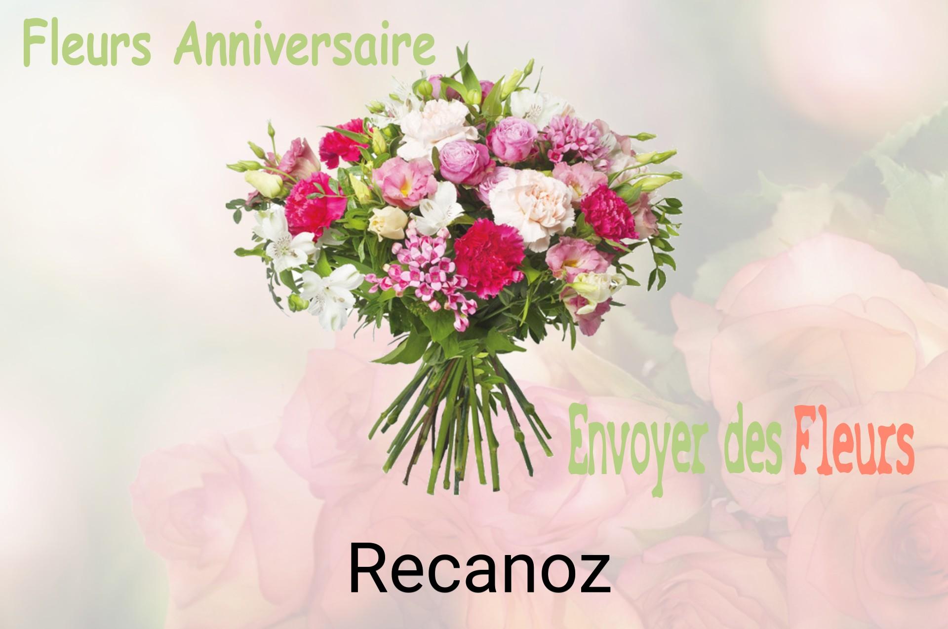 Bouquet de fleurs d’anniversaire livré à Recanoz
